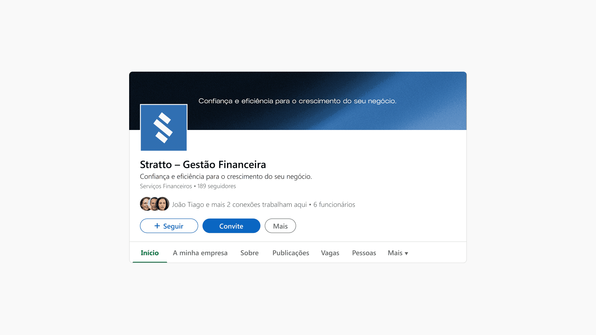 Stratto, Gestão Financeira