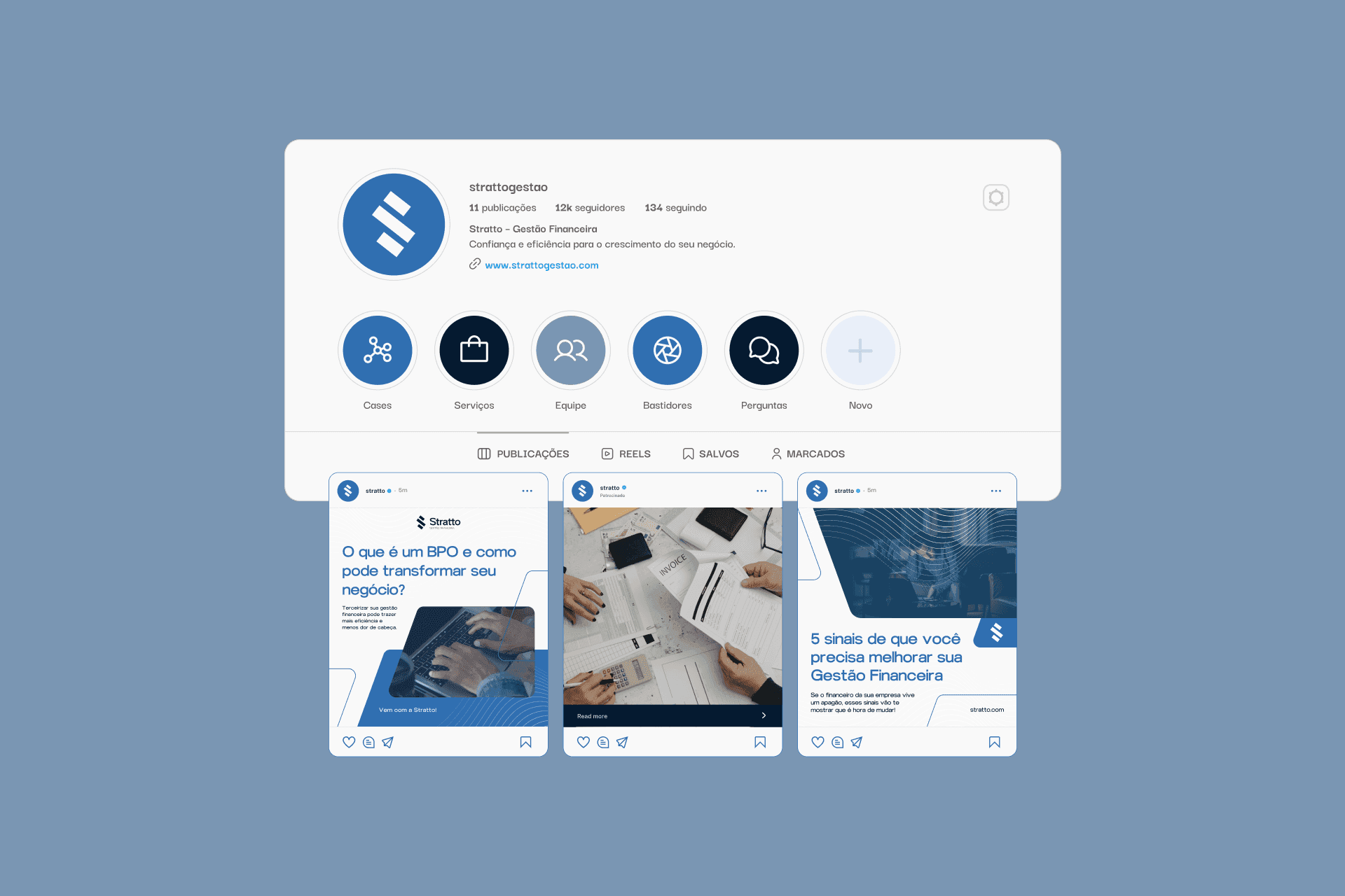 Stratto, Gestão Financeira